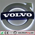 Vacuum Forming 3D Large Chrome ABS Car sign