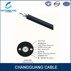 GYXTW Unitube armored aerial self supporting fiber optic cable