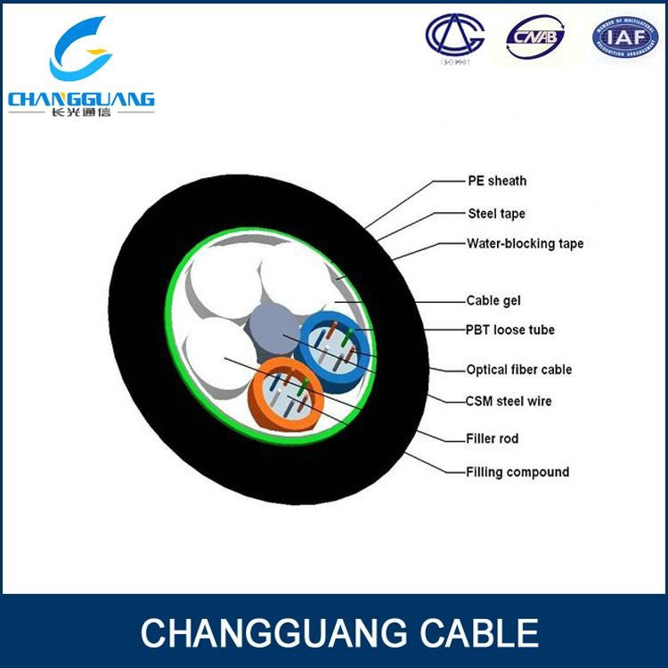 GYTA/S Stranded armored fiber optic cable 2