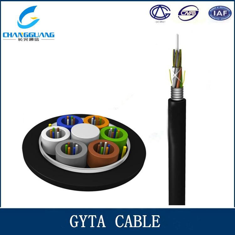 GYTA/S Stranded armored fiber optic cable 4
