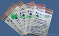 Plastic white opaque medical disposal envelope