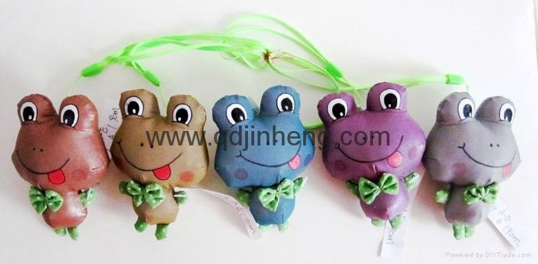 9cm color reflective material frog printing 