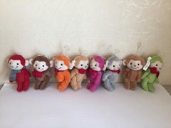 11cm stuffed monkey hanging