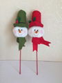 STUFFED SNOWMAN STICK