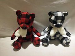 Stuffed Plaid bear