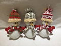 Christmas hat scarf filled snowman 1