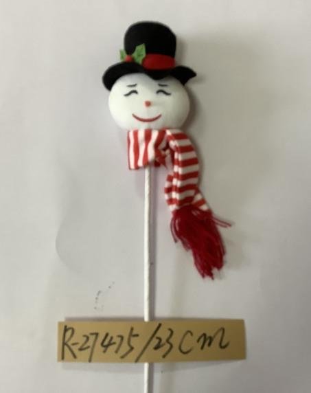 popular snowman with cap and scarf and stick stuffed toy lovely for decoration 1