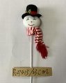 popular snowman with cap and scarf and stick stuffed toy lovely for decoration