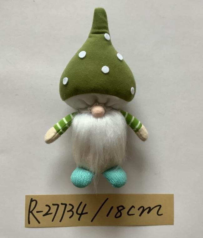 cute plush mushroom 18cm for promotion soft material and stuff for children 1