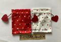 14X18CM drawsting bags with heart design for valentine's day 1