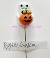 11cm soft spirit with pumpkin and sticking for advertisement for Halloween 