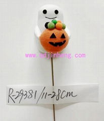 11cm soft spirit with pumpkin and sticking for advertisement for Halloween  (Hot Product - 1*)