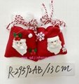 13cm plush Christmas sack for decorations or storage for home or outside gifts (Hot Product - 1*)