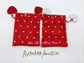 14X18CM drawsting bags with heart design for valentine's day 2