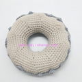 12X12CM crochet handicraft pet toy pure handmade 2