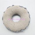 12X12CM crochet handicraft pet toy pure handmade