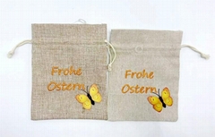 15x20cm bags with butterfly for storage for easter day 