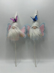 30cm Santa with stick for decoration