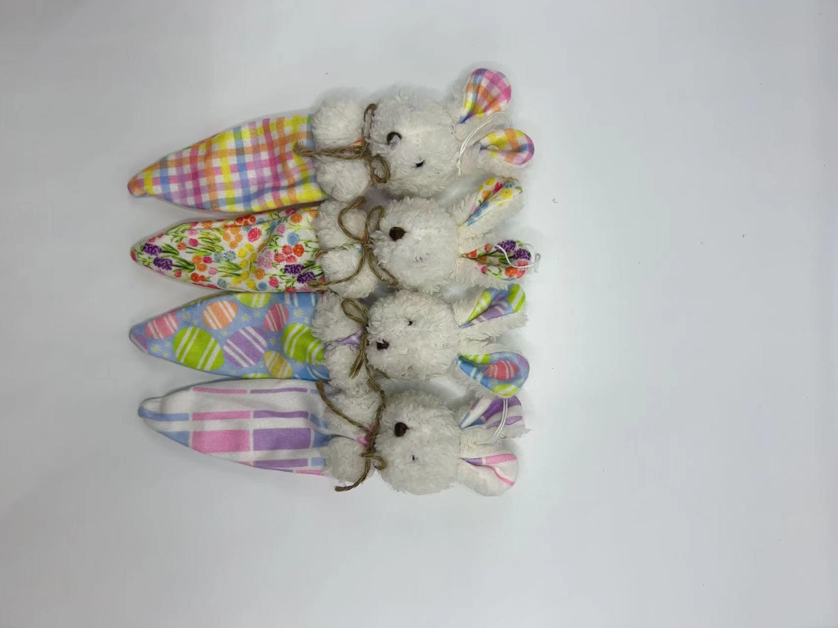19cm small rabbit bag with zipper for Easter day