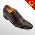 Italy design custome genuine leather mens formal oxford shoes 1