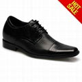 Top quality handmade wedding bridegroom lace-up shoes