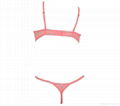 Sexy Lace Push up Bra and String Panty Set for Ladies  4