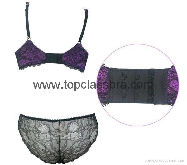 Sexy and Stylish All Lac Bra Set for Ladies with Factory Price  2