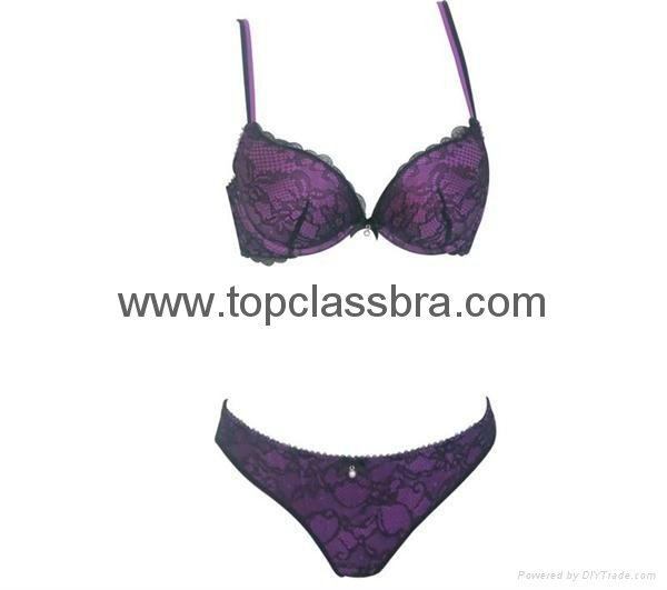 Sexy and Stylish All Lac Bra Set for Ladies with Factory Price 