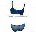 Good Quality and Comfortable Underwir Free Women Bra with Sexy Lace Panty  3