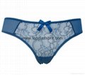 Good Quality and Comfortable Underwir Free Women Bra with Sexy Lace Panty  2