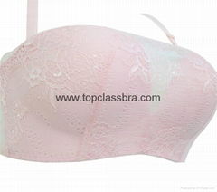 Elegant All Lace Prevent Wardrobe Malfunction Bra and Panty Set 