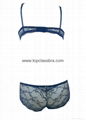 2016 Hot Sale Sexy Lace Underwear Set Push up Bra with Boyshort Panty 2