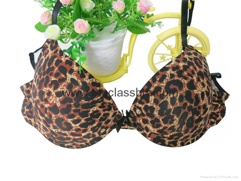 Sexy Charming Leopard Animal Print Push up Underwear 2