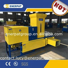 Wood shaving baler machine