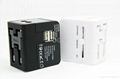 World travel adapter  multi-function adapter with USB charger port 