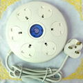 UFO shape socket  round extension socket with 2 USB port  2