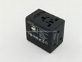 Portable travel adapter all in one USB plug