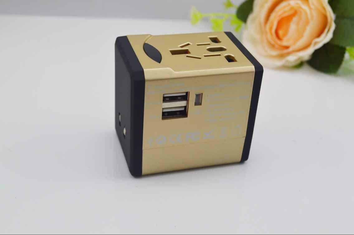 Portable travel adapter all in one USB plug 3