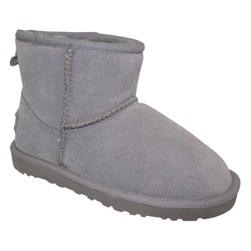Snow Boots in Sheepskin Leather for Lady and Men in Winter 2