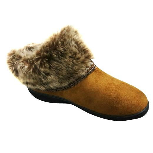 Ladies Indoor Warm Mocassins with Mircrofiber Suede Upper 5