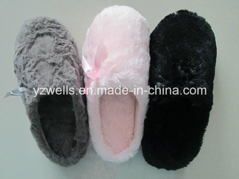 Long Plush Ladies Winter Soft Indoor Slippers 2