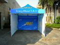 Dye Sublimation New Style Exhibition Waterproof event advertising 3x3m gazebo te 2