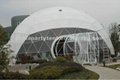 Large elegant transparent geodesic dome tent for events 2