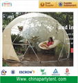 Large elegant transparent geodesic dome tent for events 5