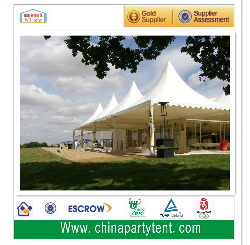 Aluminum wedding party modern pagoda tent factory price 4