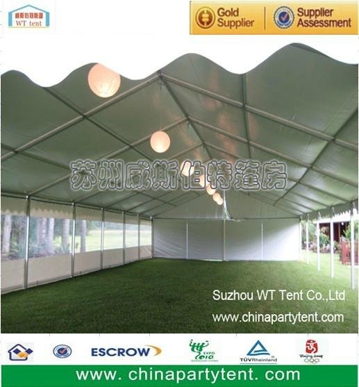 850g double pvc fabric used white wedding party tent for event