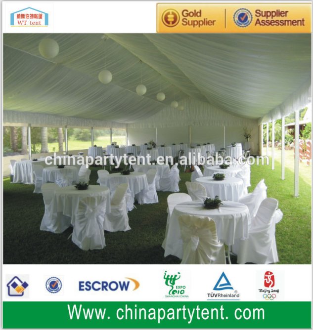 850g double pvc fabric used white wedding party tent for event 2
