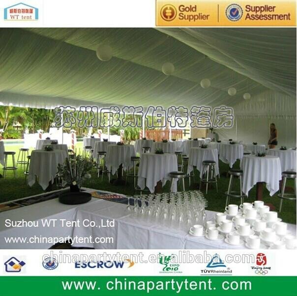 850g double pvc fabric used white wedding party tent for event 3