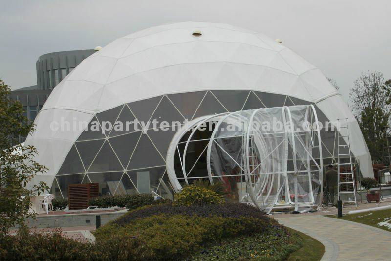 big stainless steel geodesic dome for outdoor events 3