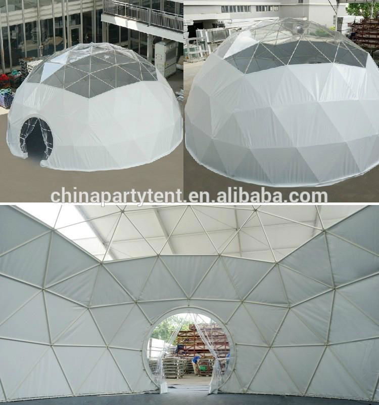 big stainless steel geodesic dome for outdoor events 2